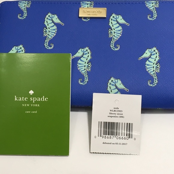 1 LEFT! Kate Spade Liberty St Seaponies Wallet NWT - Picture 6 of 8